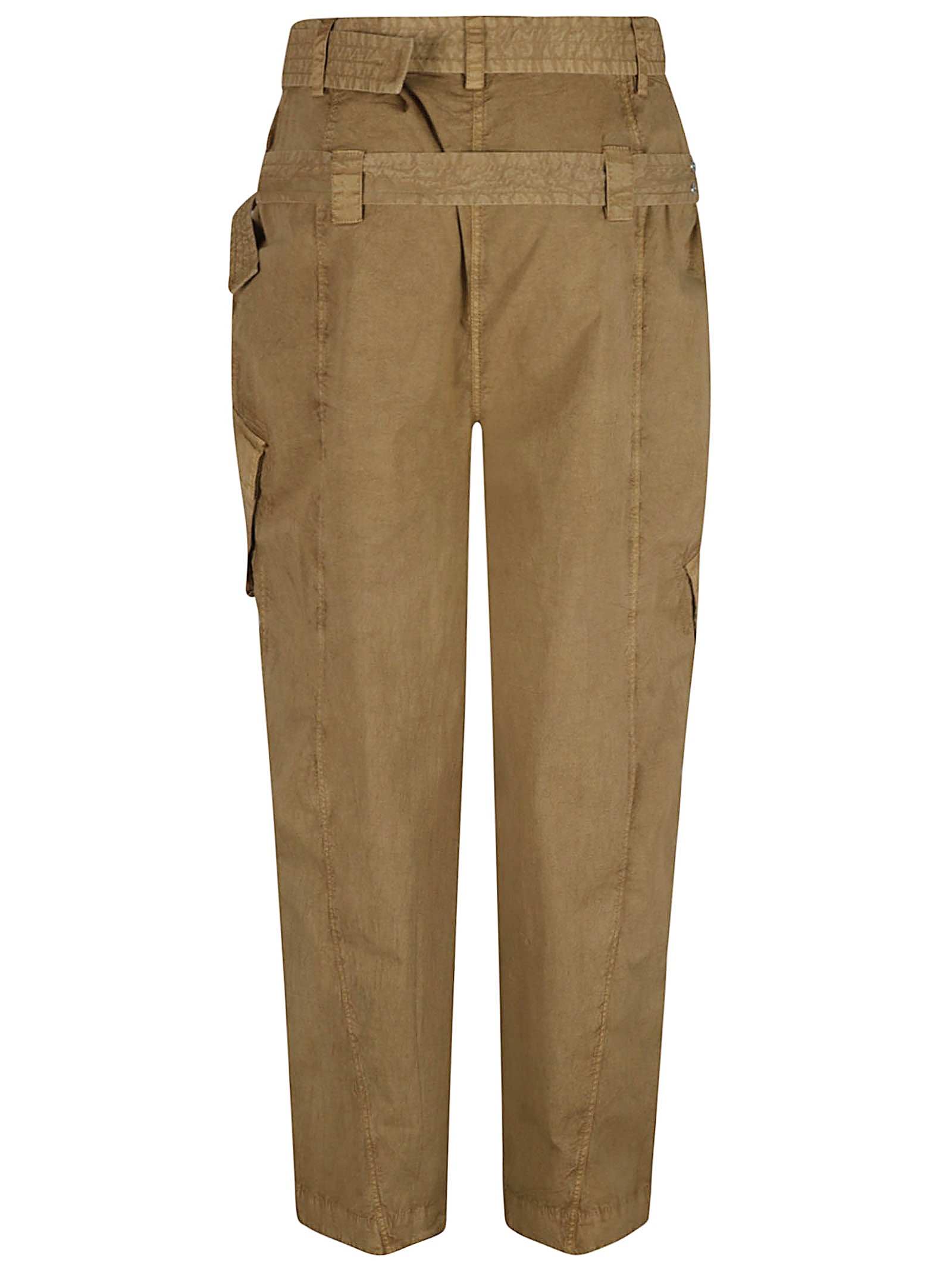 Ganni Trousers Lark Organic Cotton Elastane