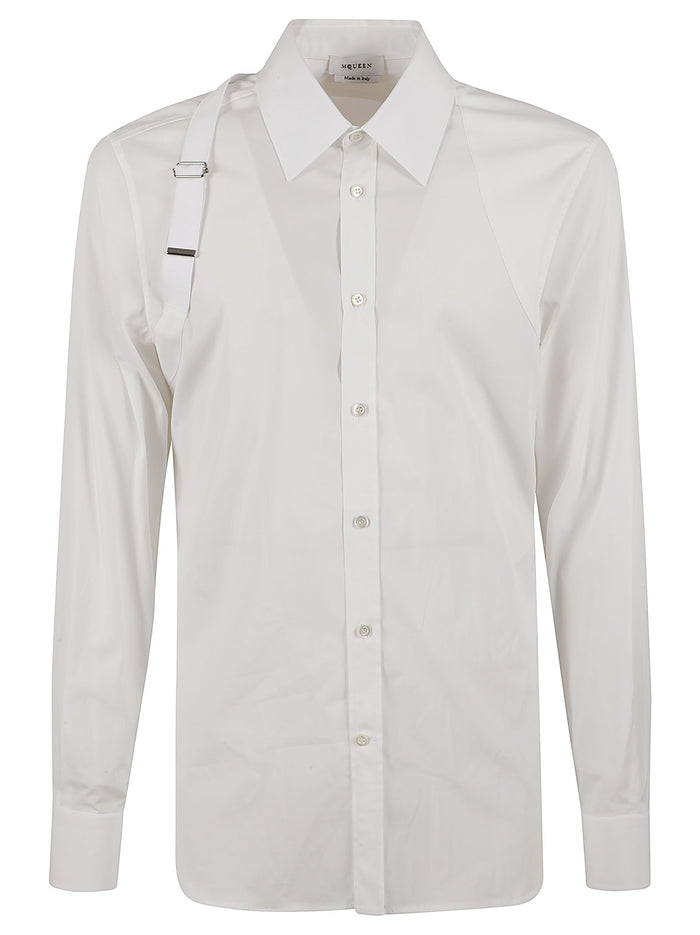 Alexander McQueen Shirts Opticalwhite Cotton