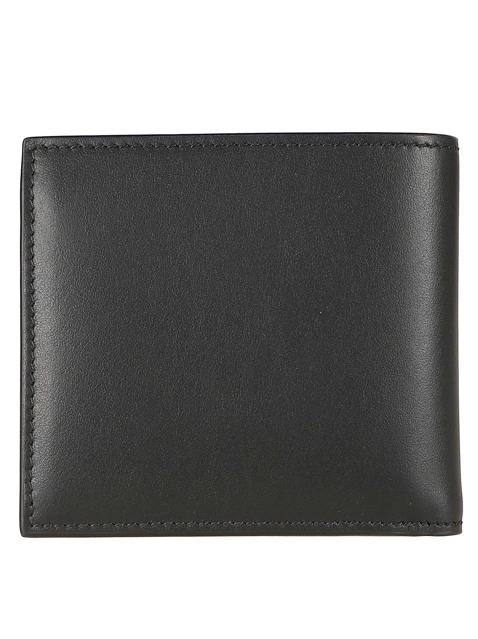 Alexander McQueen Wallets Black/bone Calf Leather
