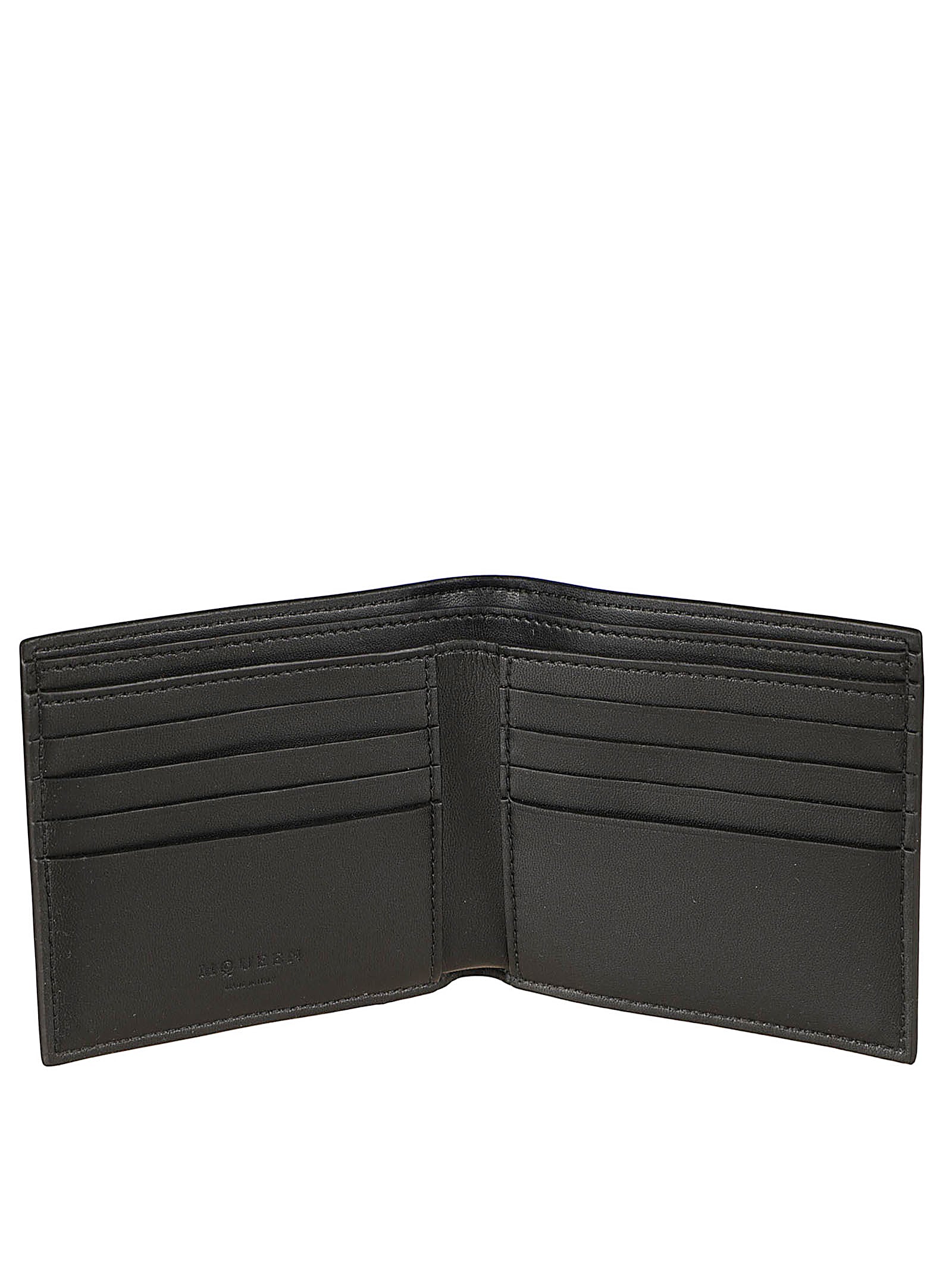 Alexander McQueen Wallets Black/bone Calf Leather