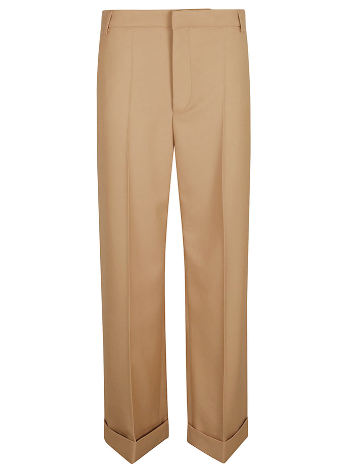 Valentino Garavani Trousers New camel Virgin Wool