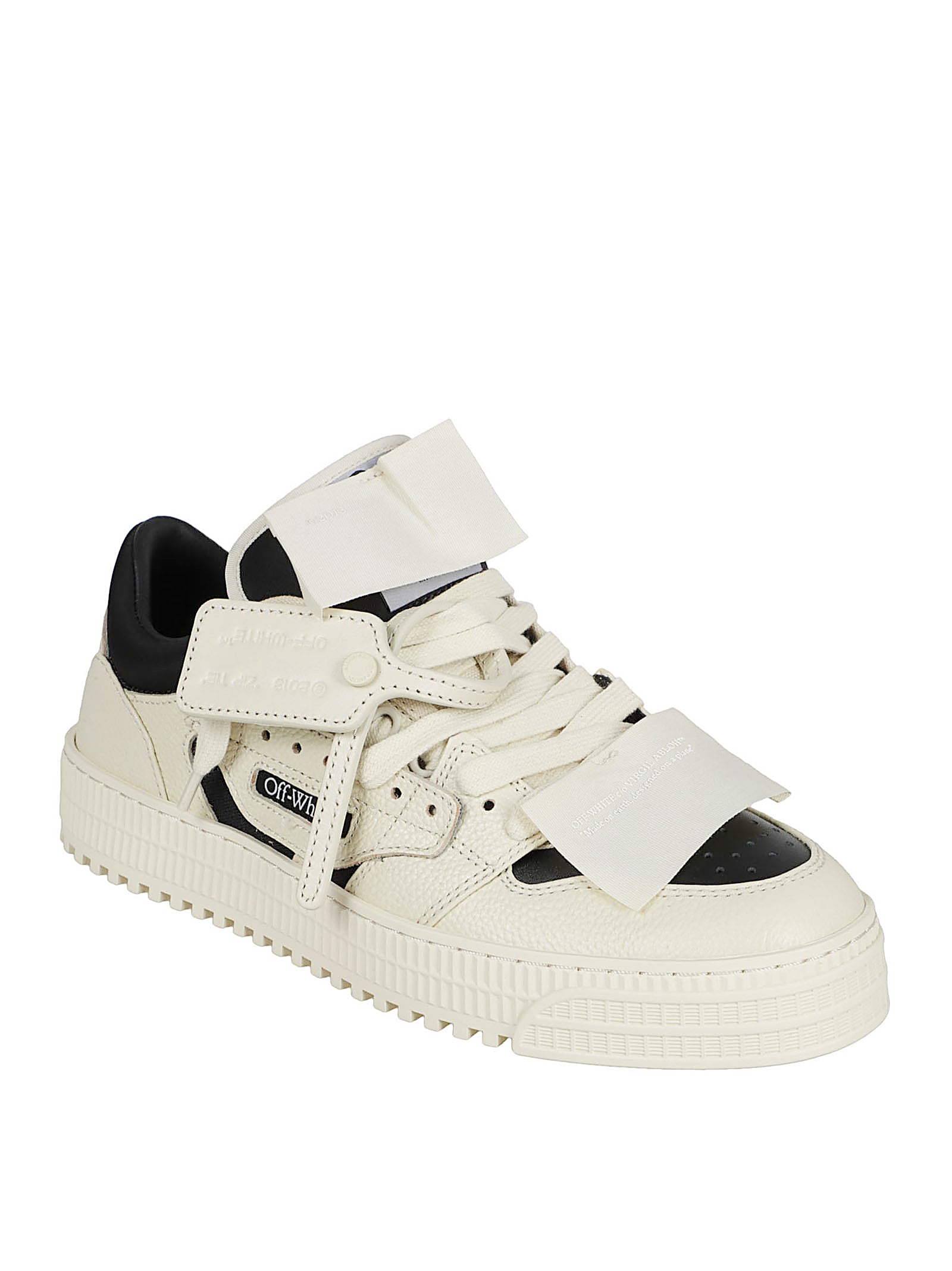 Off White Sneakers Beige - Black Lb Pl