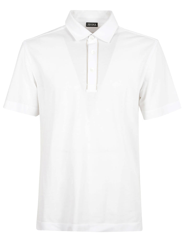 ZEGNA T-shirts and Polos White Cotton