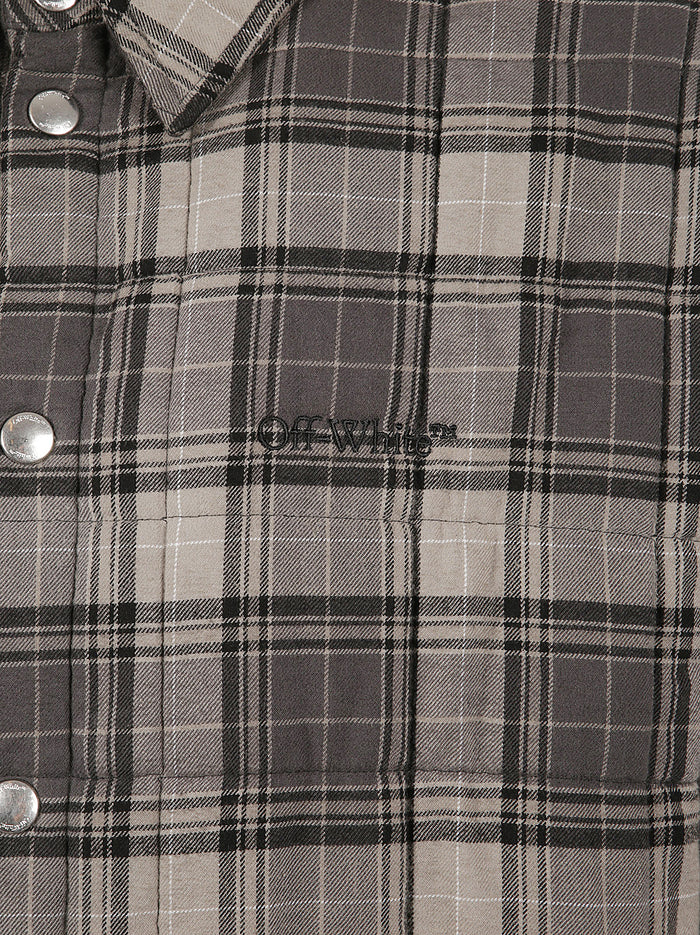 Off White Shirts Grey