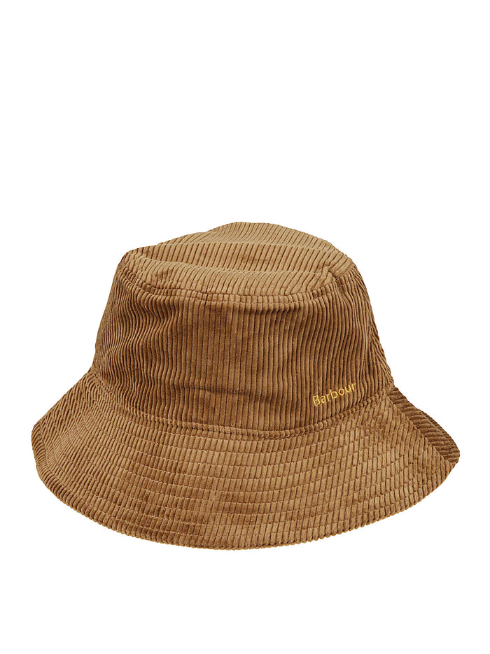 Barbour Hats Military Brown Cotton