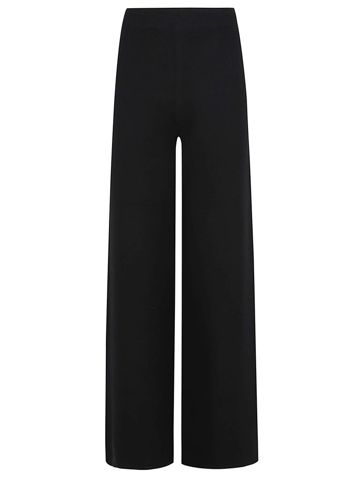 Max Mara Trousers Black Wool Ovis Aries