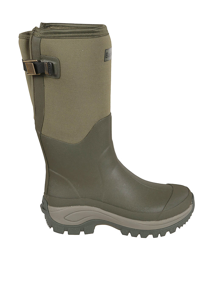 Barbour Boots Green Rubber Other Fibers