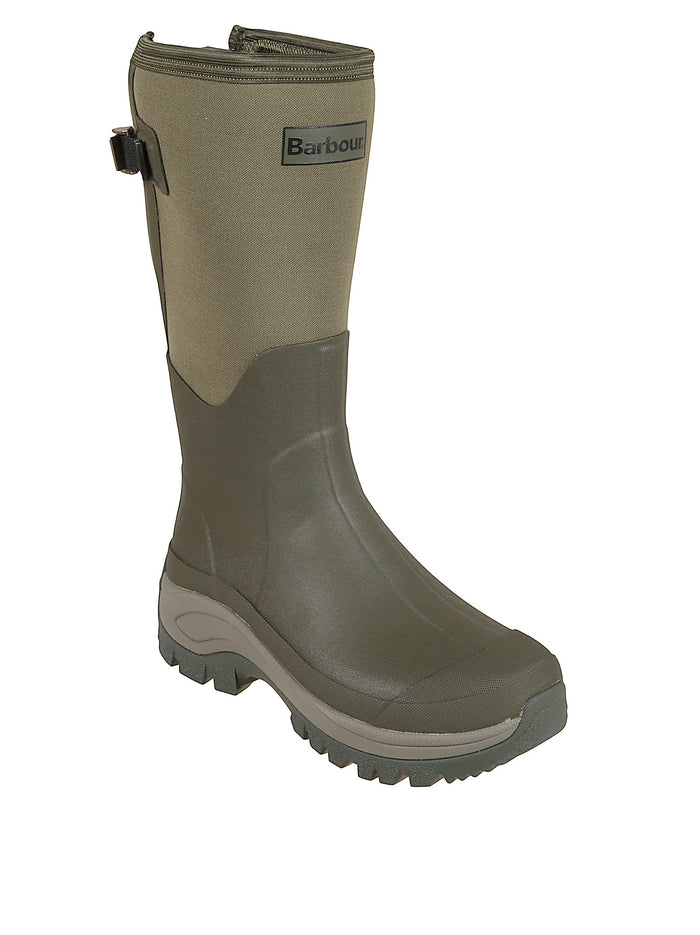 Barbour Boots Green Rubber Other Fibers