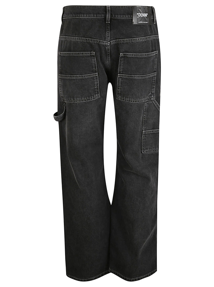Off White Jeans Vintage Black