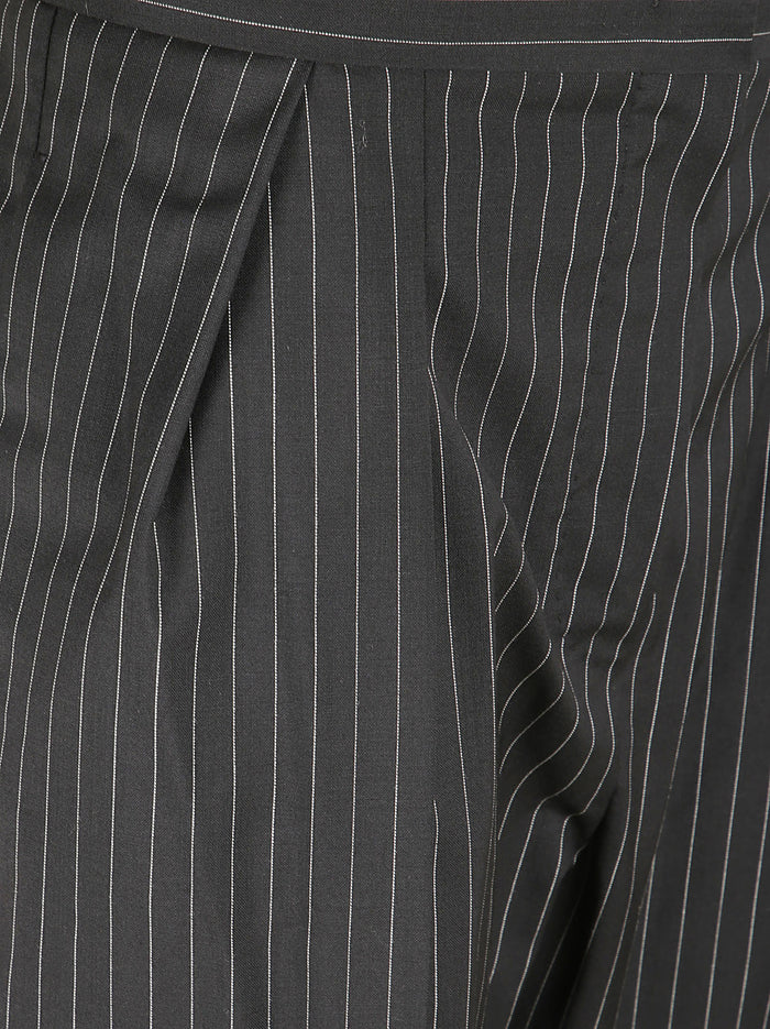 Max Mara Trousers Black Virgin Wool Ovis Aries