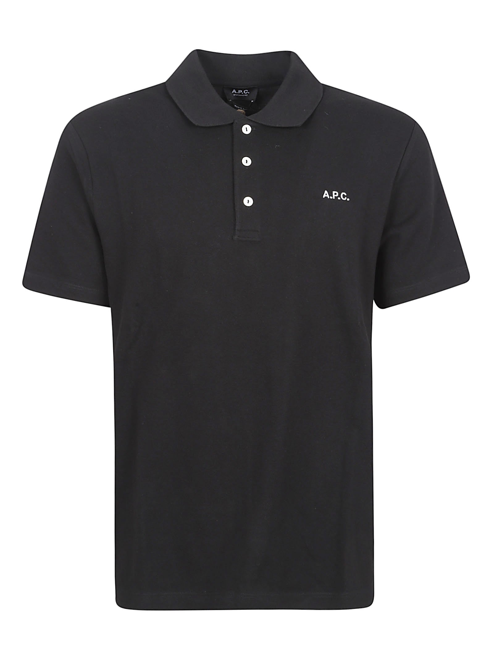 A.P.C. T-shirts and Polos Black Organic Cotton