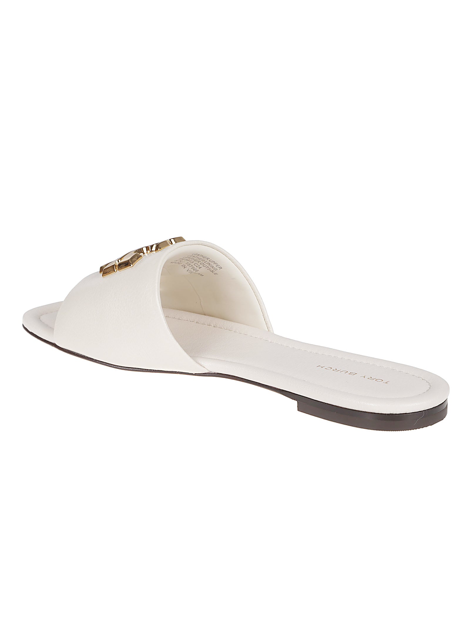 Tory Burch Sandals Light Cream / Gold Caprine