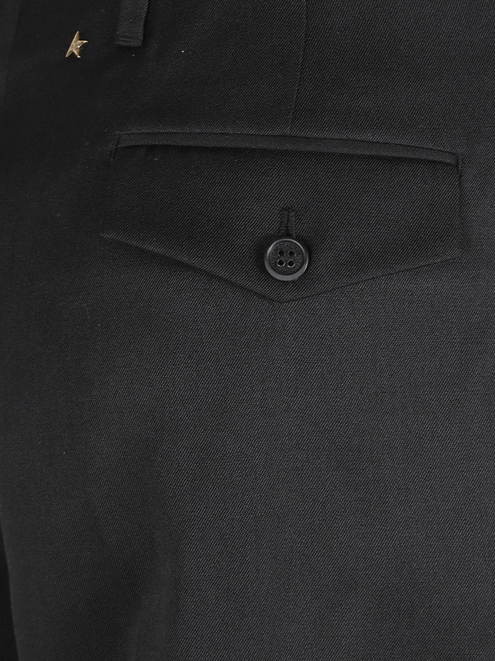 Golden Goose Trousers Black Virgin Wool