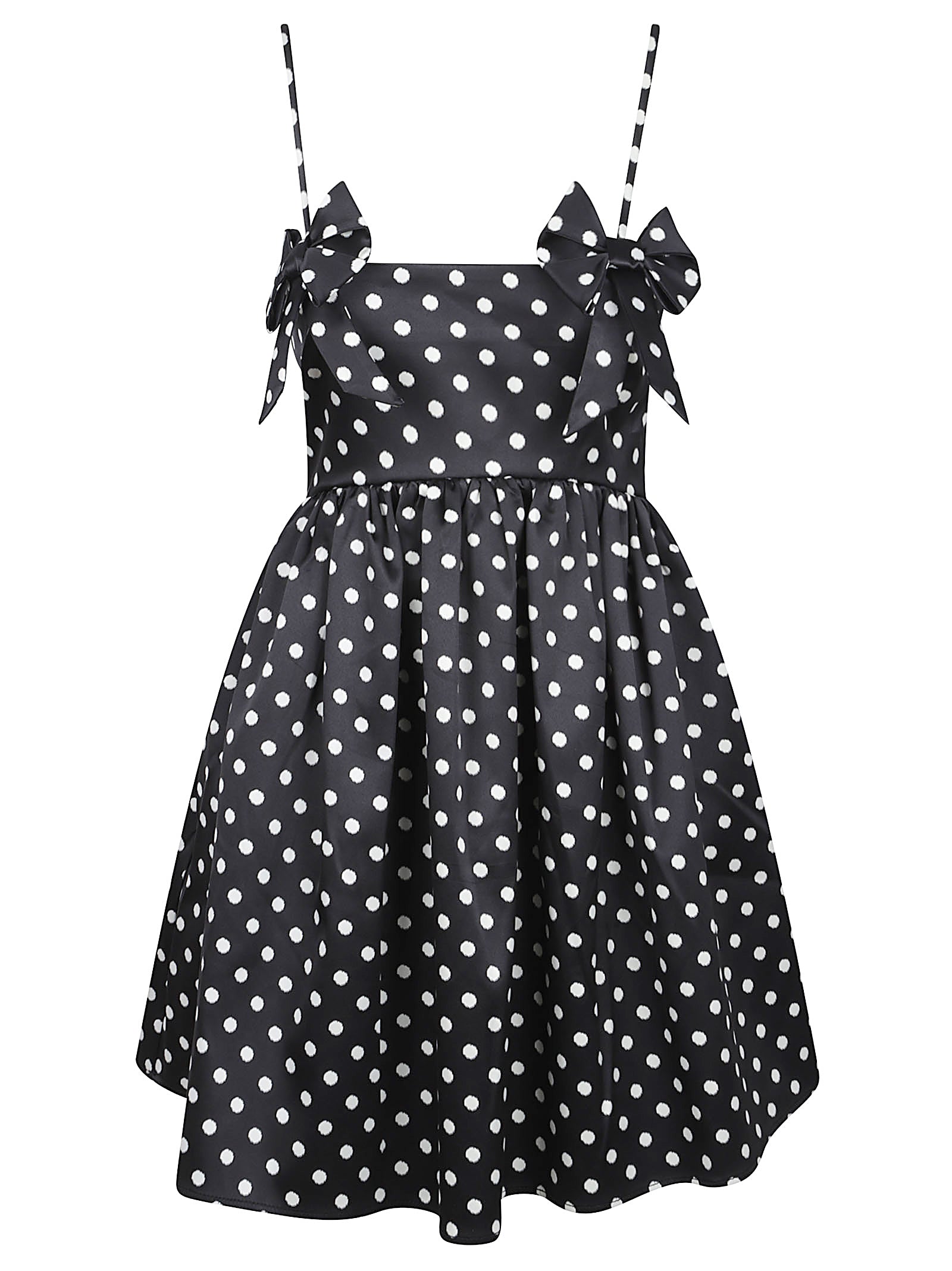 GANNI Dresses Black Elastane
