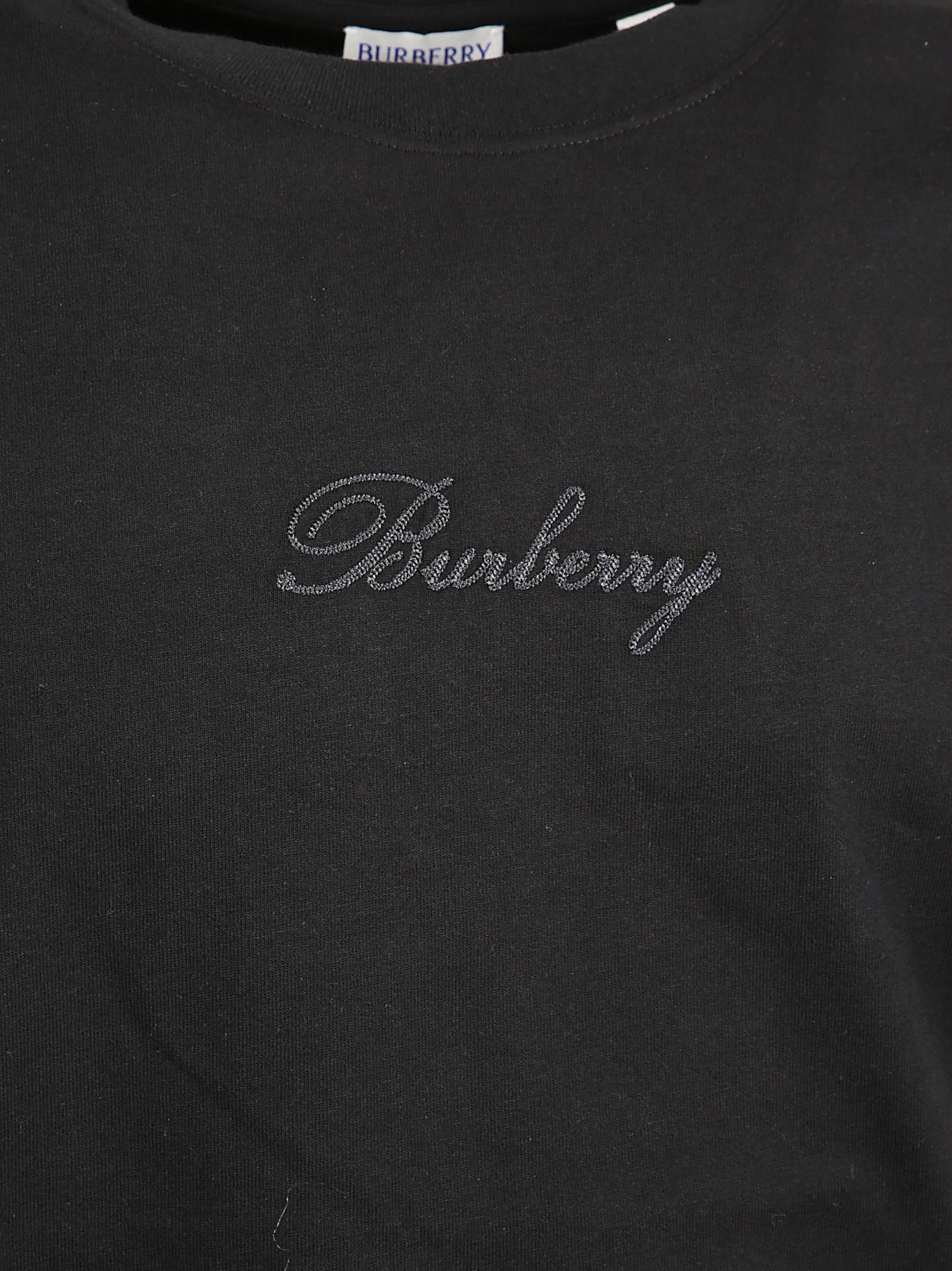 Burberry T-shirts and Polos Black Cotton