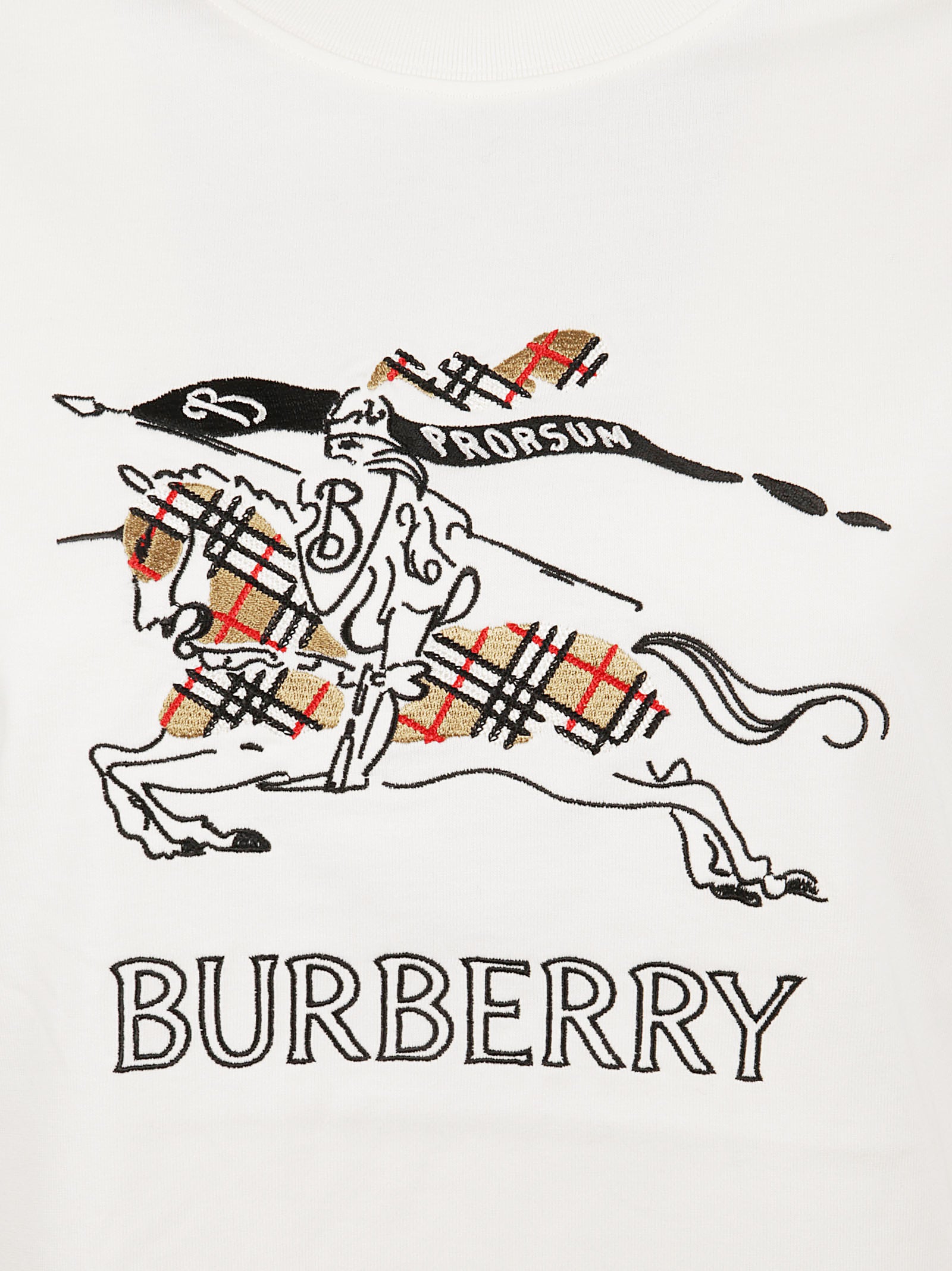 Burberry T-shirts and Polos Chalk Cotton