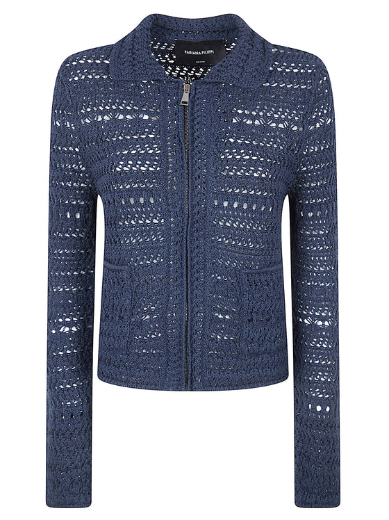 Fabiana Filippi Sweaters Blue Co Li Wv Pl