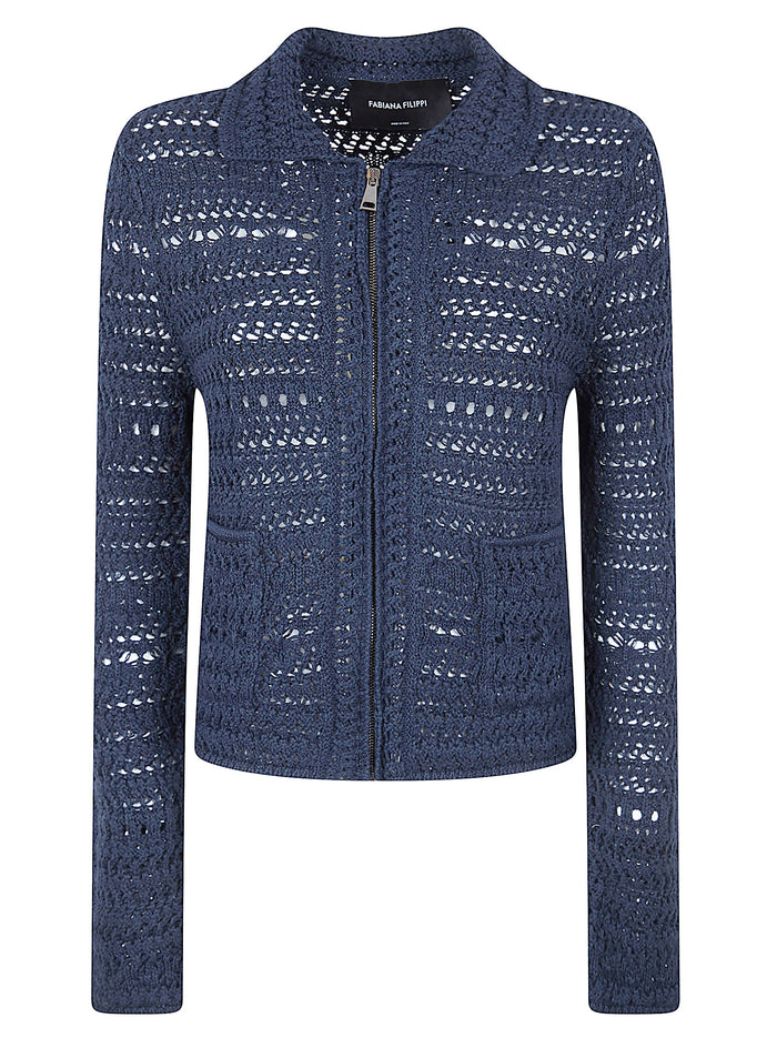 Fabiana Filippi Sweaters Blue Co Li Wv Pl