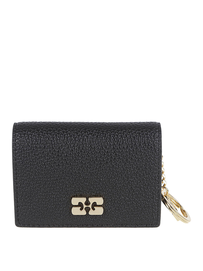 GANNI Wallets Black