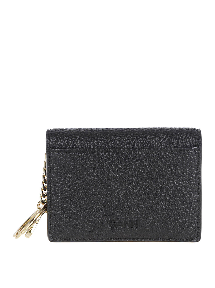 GANNI Wallets Black