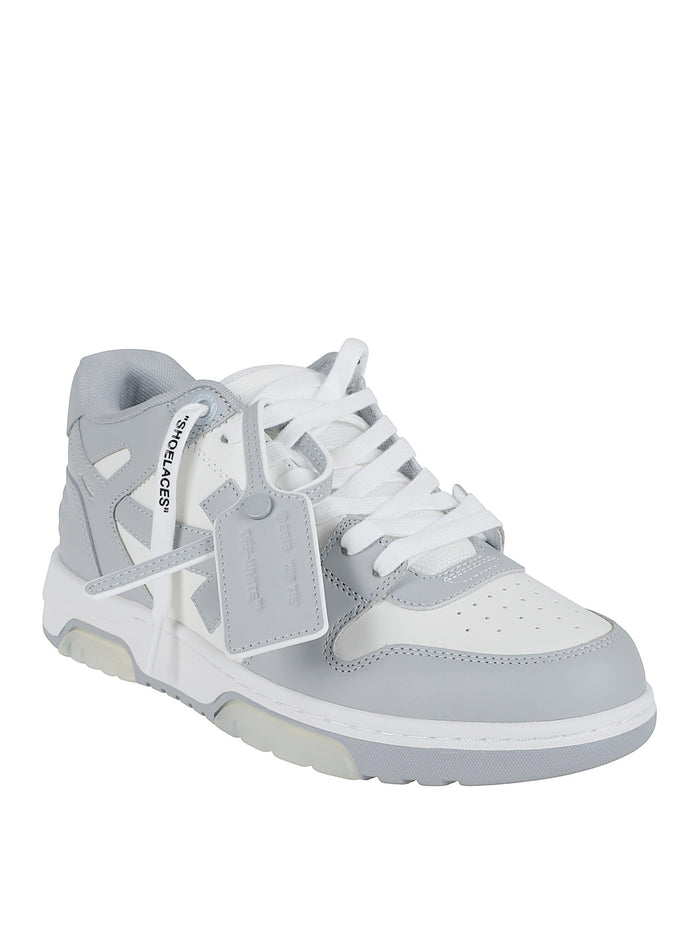 Off White Sneakers - Grey Recycled Polyester Bov