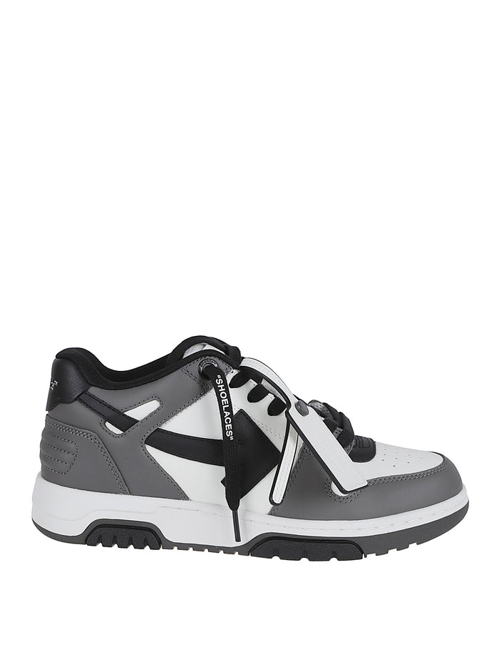 Off White Sneakers Dark Grey - Black Recycled Polyester Bov