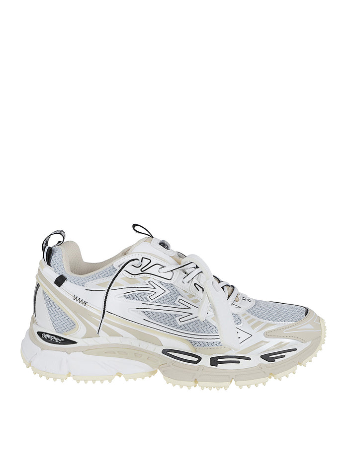 Off White Sneakers Light Grey - Caramel Rubber