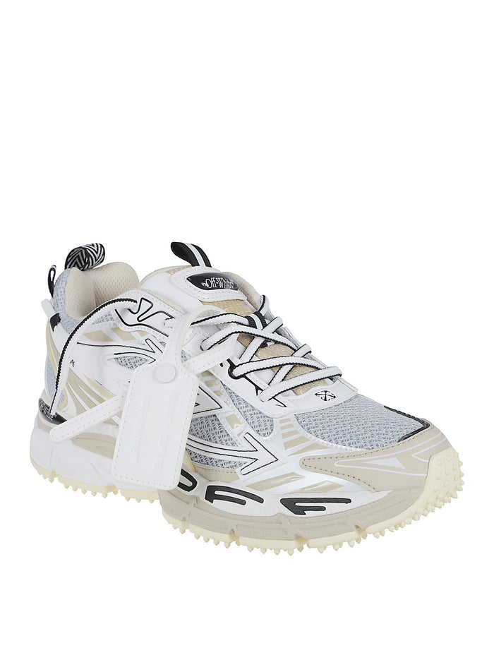 Off White Sneakers Light Grey - Caramel Rubber