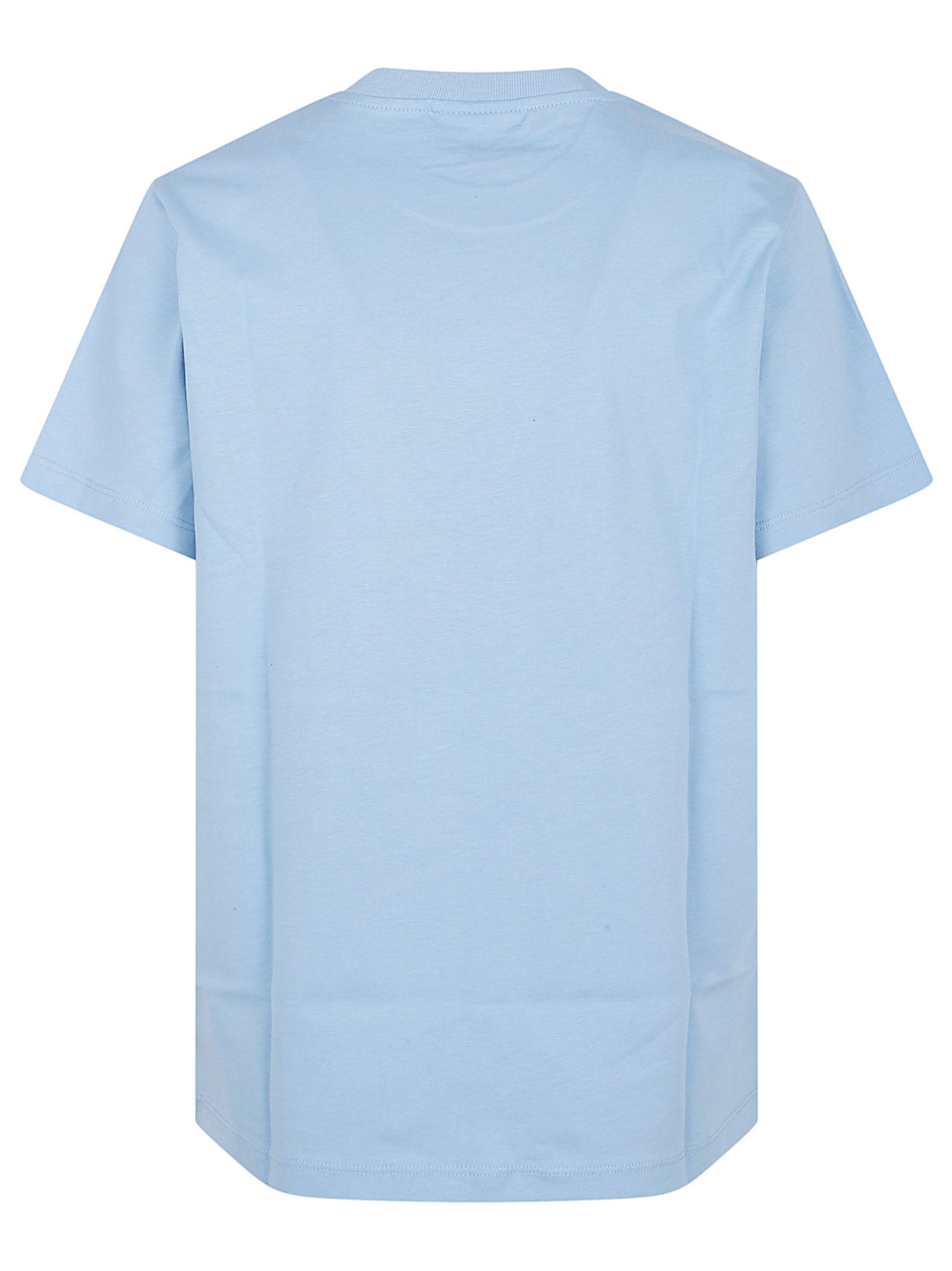 GANNI T-shirts and Polos Blue Organic Cotton