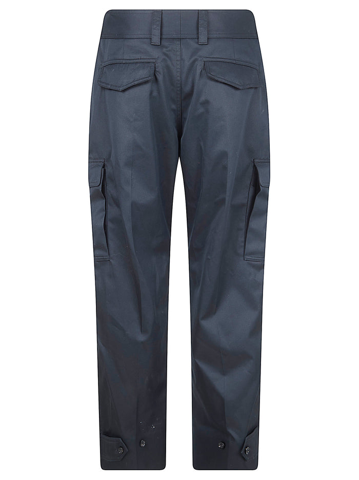 Alexander McQueen Trousers Black Cotton
