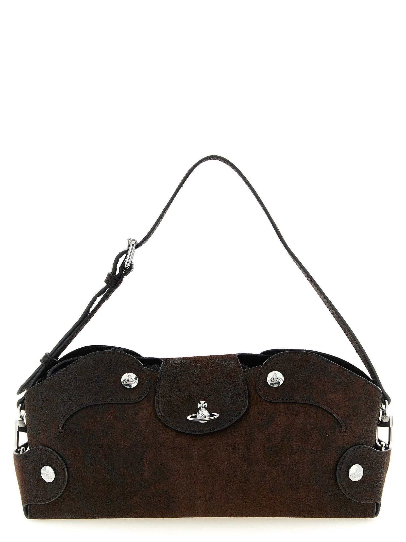 Wilma Clutch Brown Lamb Leather (ovis Aries)