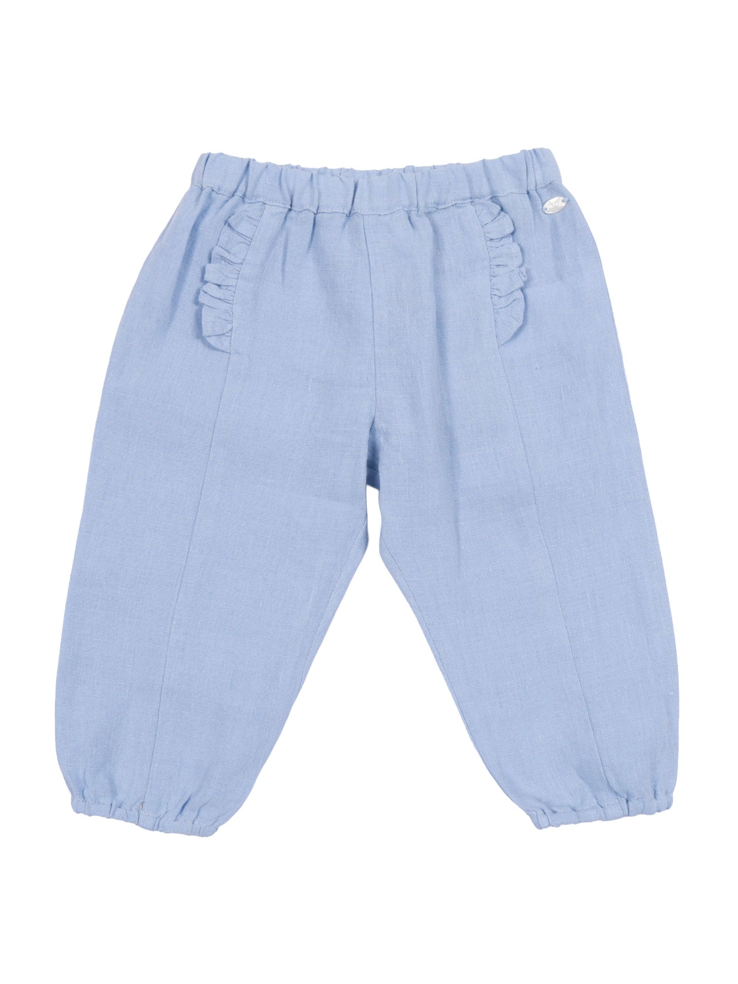 Pants Light Blue Linen
