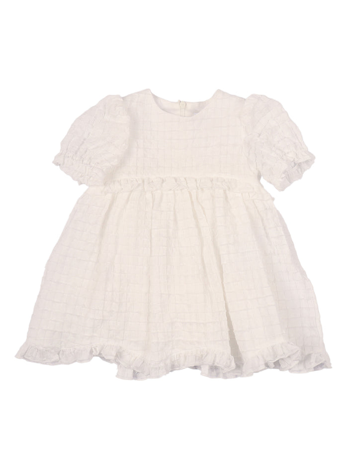 Short Sleeved Dress White