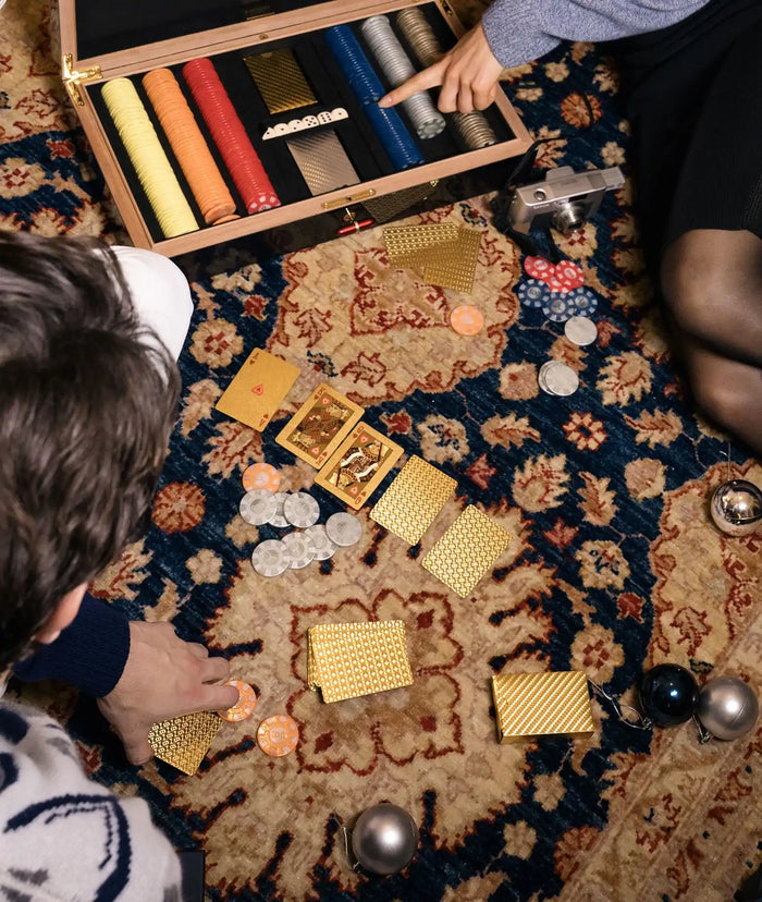 Gold Playing Cards Venezia Play Room