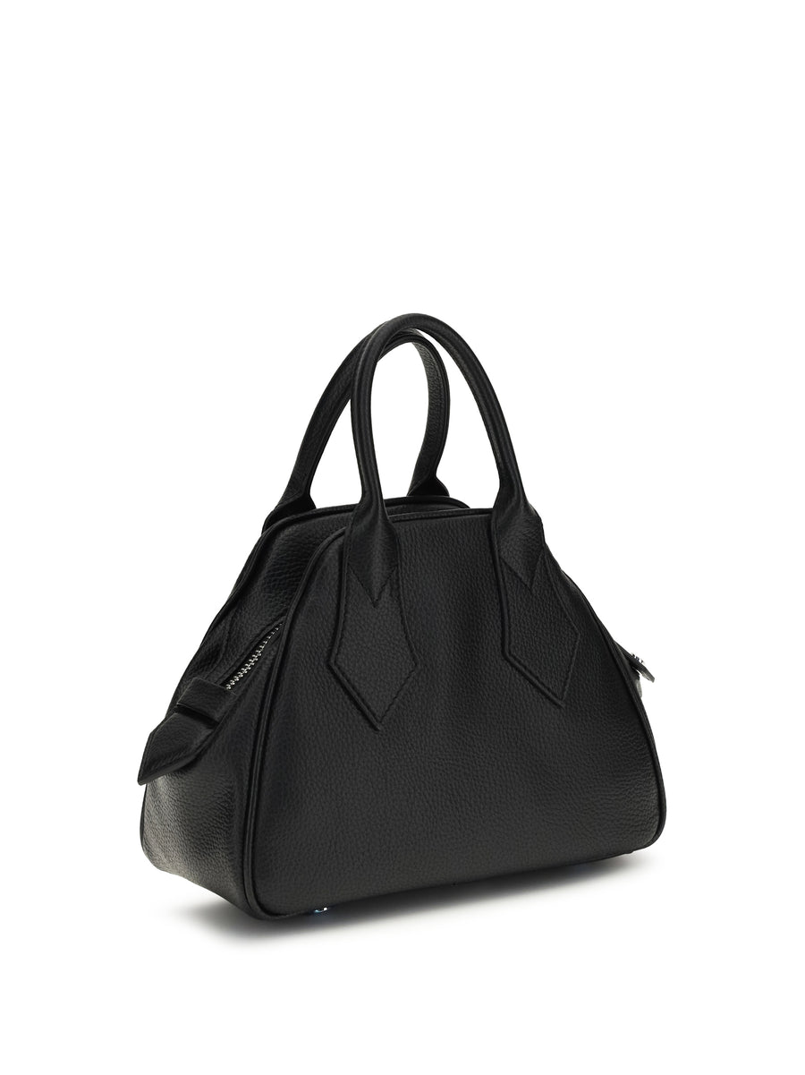 Handbag Yasmine Black Calf Leather Shoulder Bags