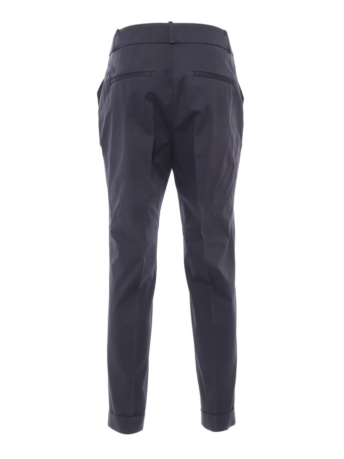 WOMAN TROUSERS Blue Pant