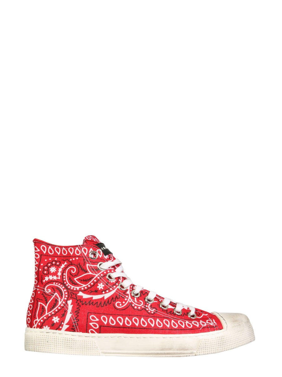 Jean Michel Sneakers Red Cotton Trainers