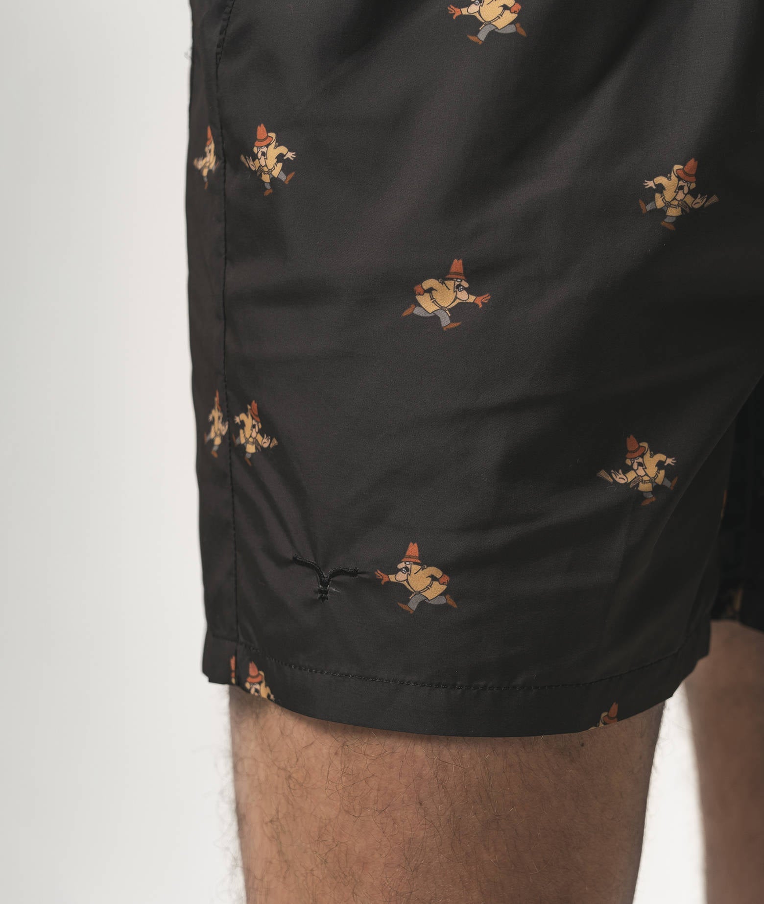 Swimsuit Inspector Clouseau Black Swim Short