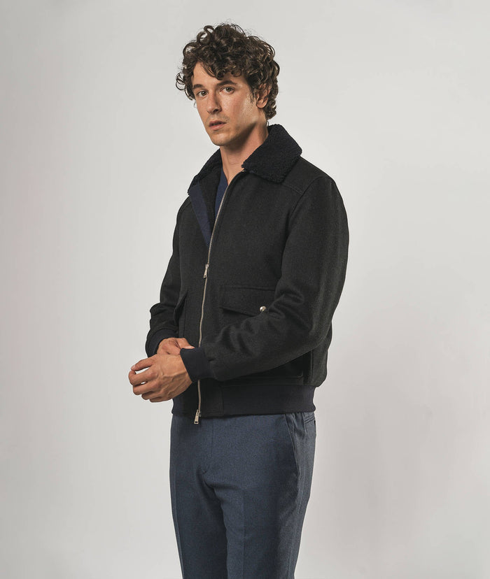 Wool Jacket Elbrus Olive Sportswear (no Padding)