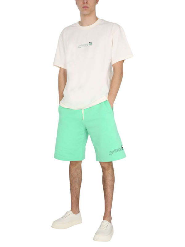 Green Bermuda Shorts Coo