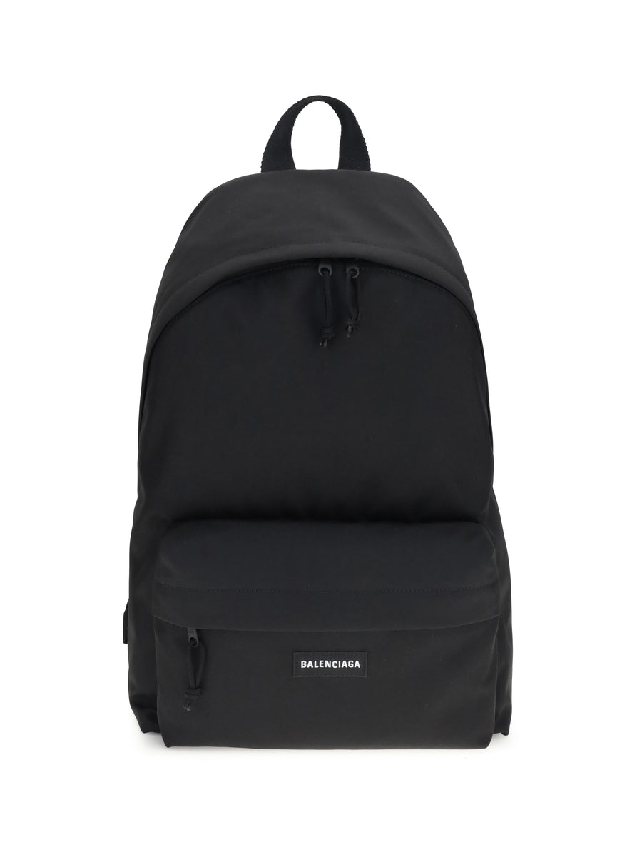 Balenciaga 95% Polyamide backpack in black