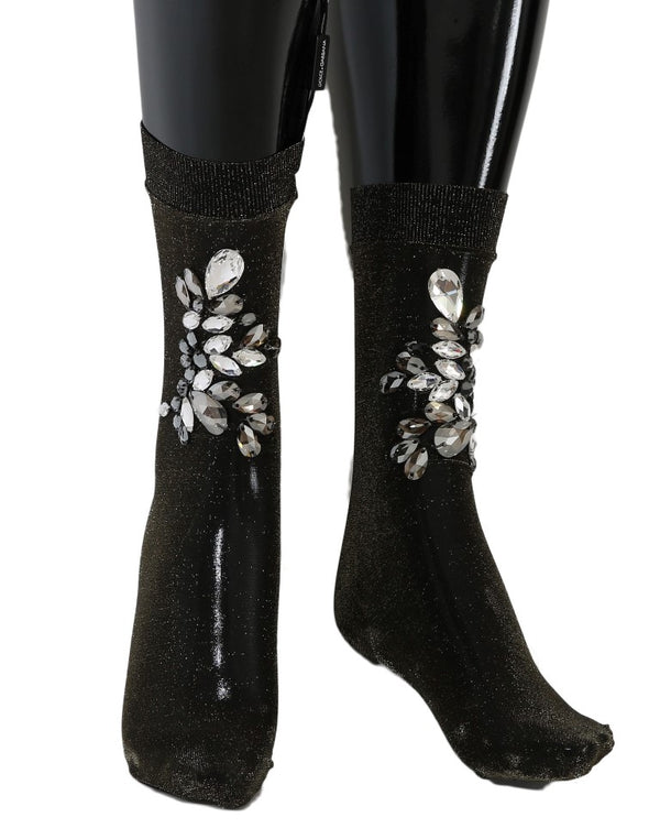 Dolce & Gabbana 52% Nylon socks in black