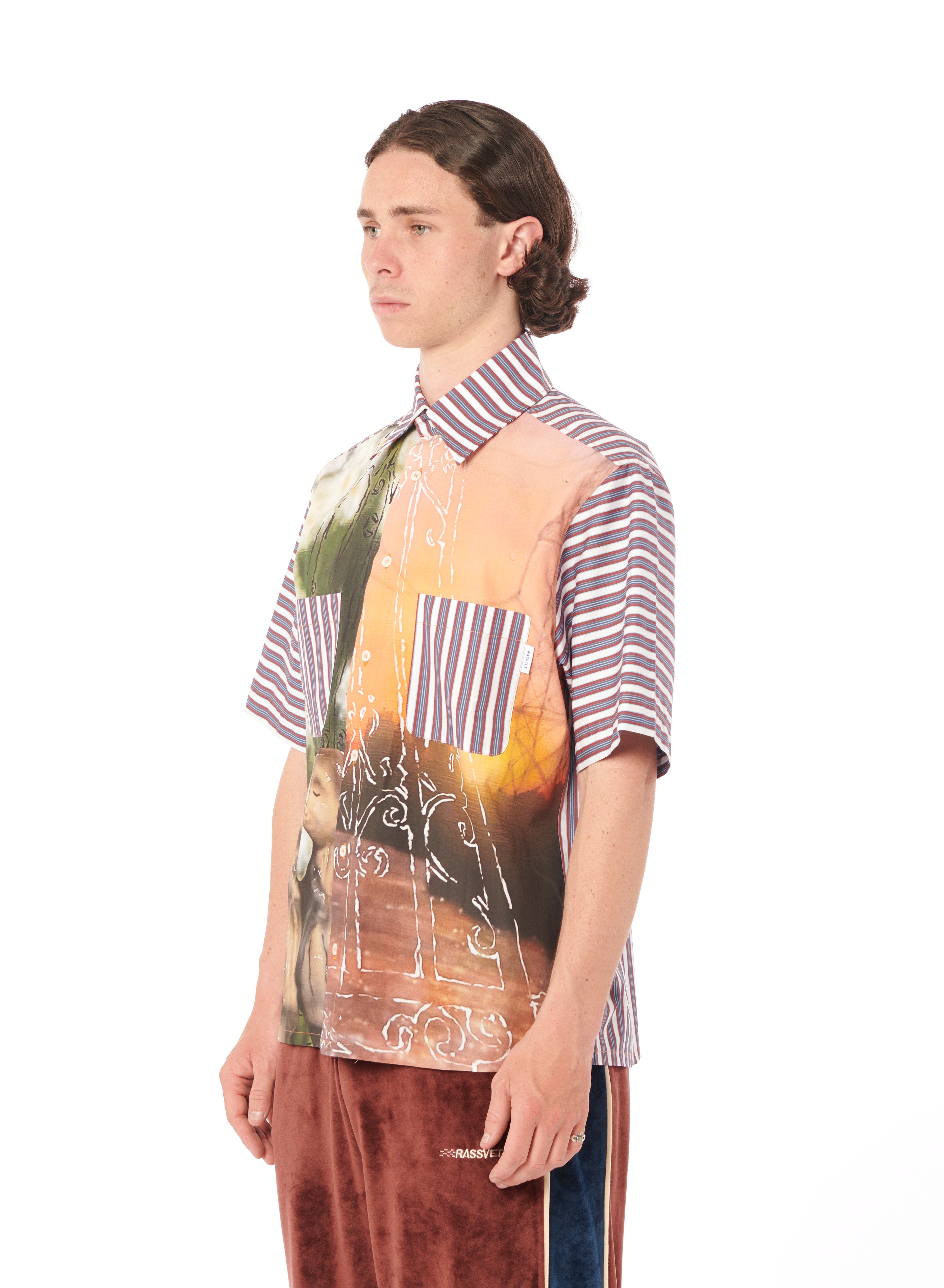 Kyler Striped Shirt Woven Multicolour