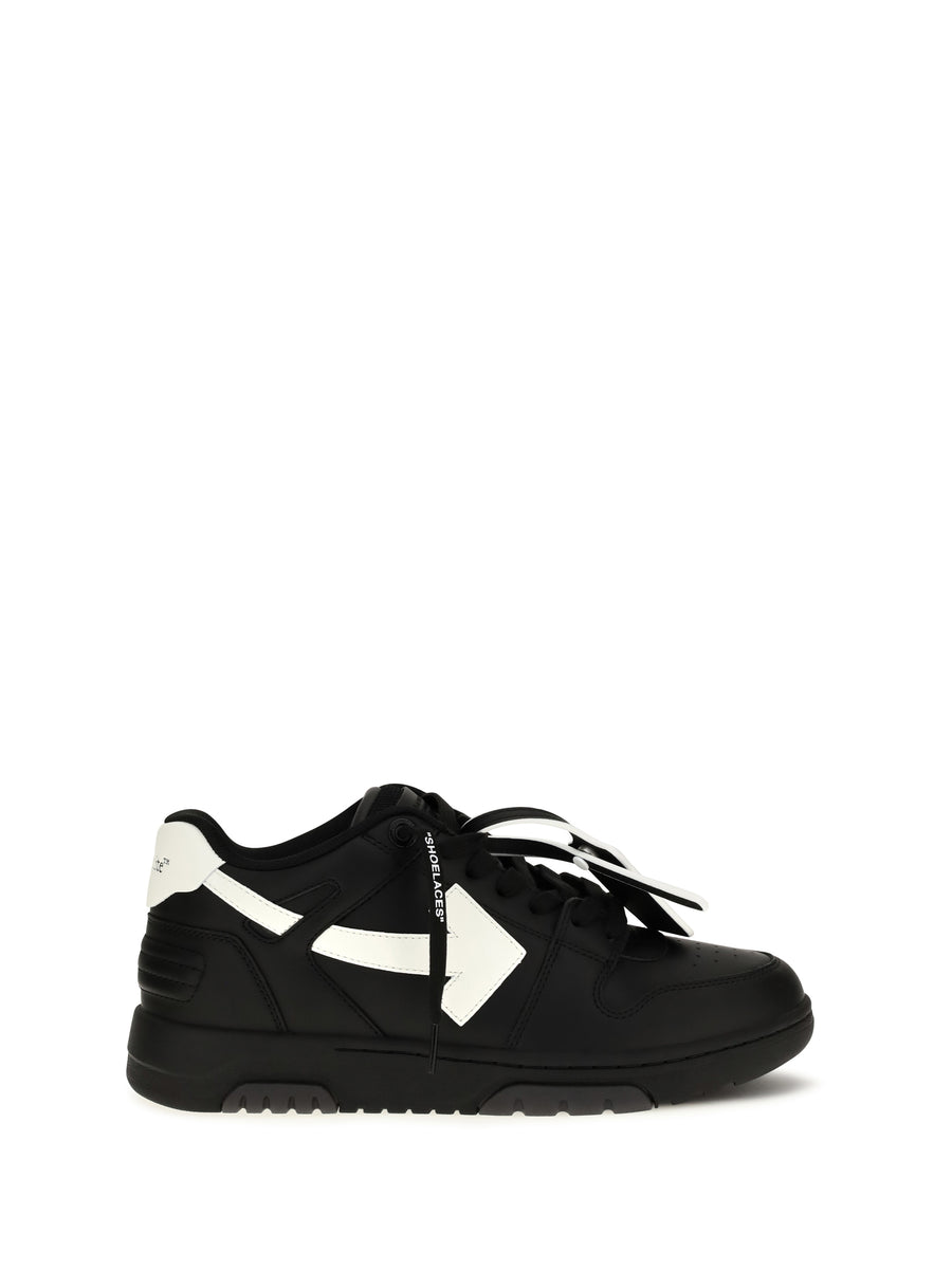Sneakers Out Of Office Black-White Black/white Leather; Upper Polyester Trainers