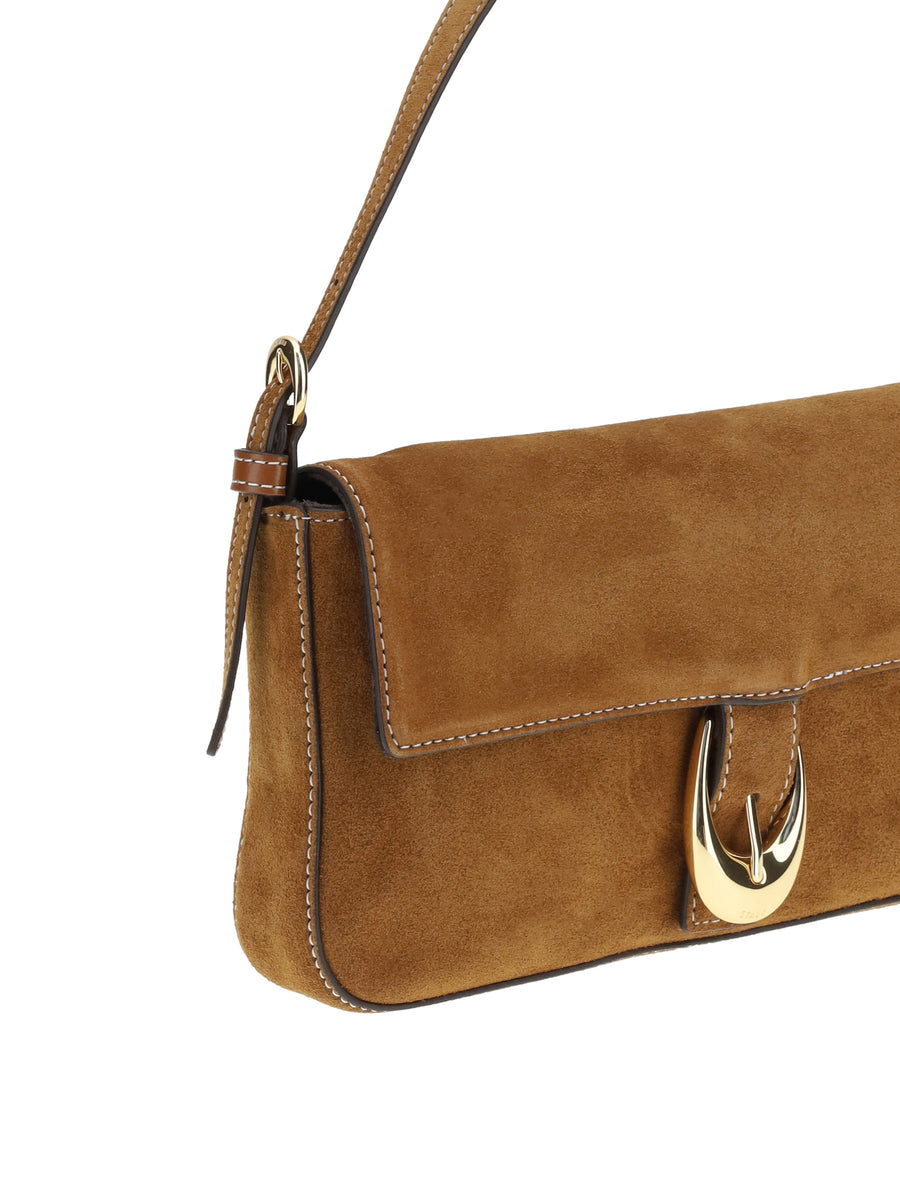 Shoulder Bag Harlow Tan Calf Leather