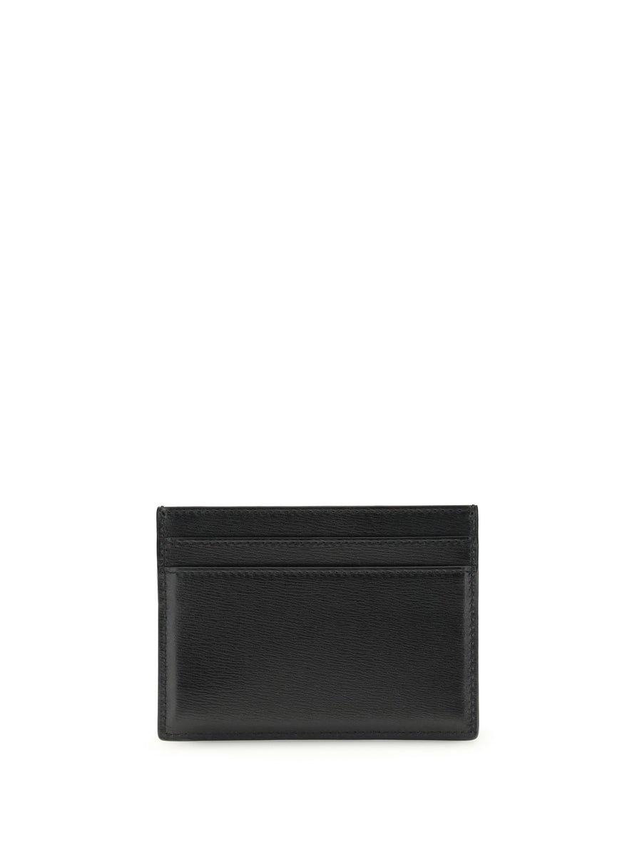Card Holder Tiny Cassandre Black Calf Leather Umbrellas