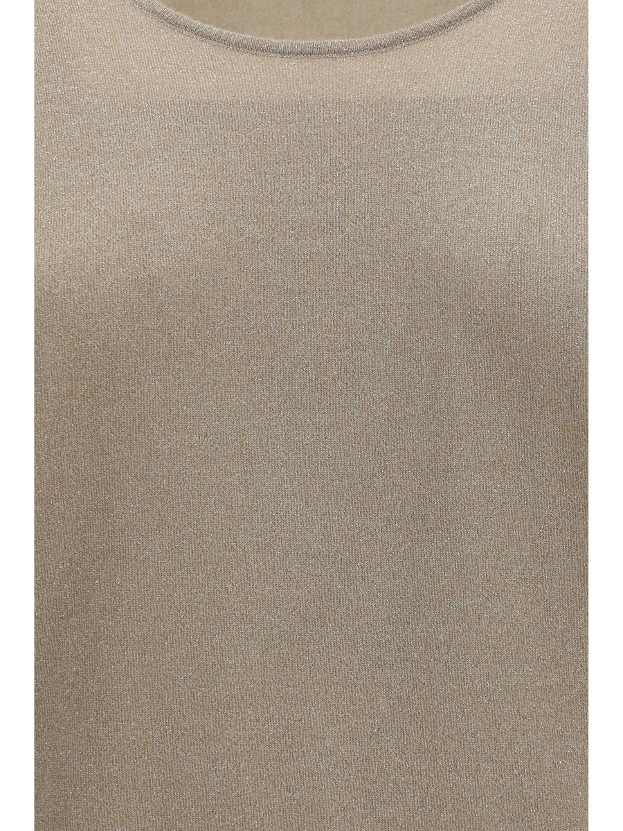 Tank Top Luminous Knit Brown