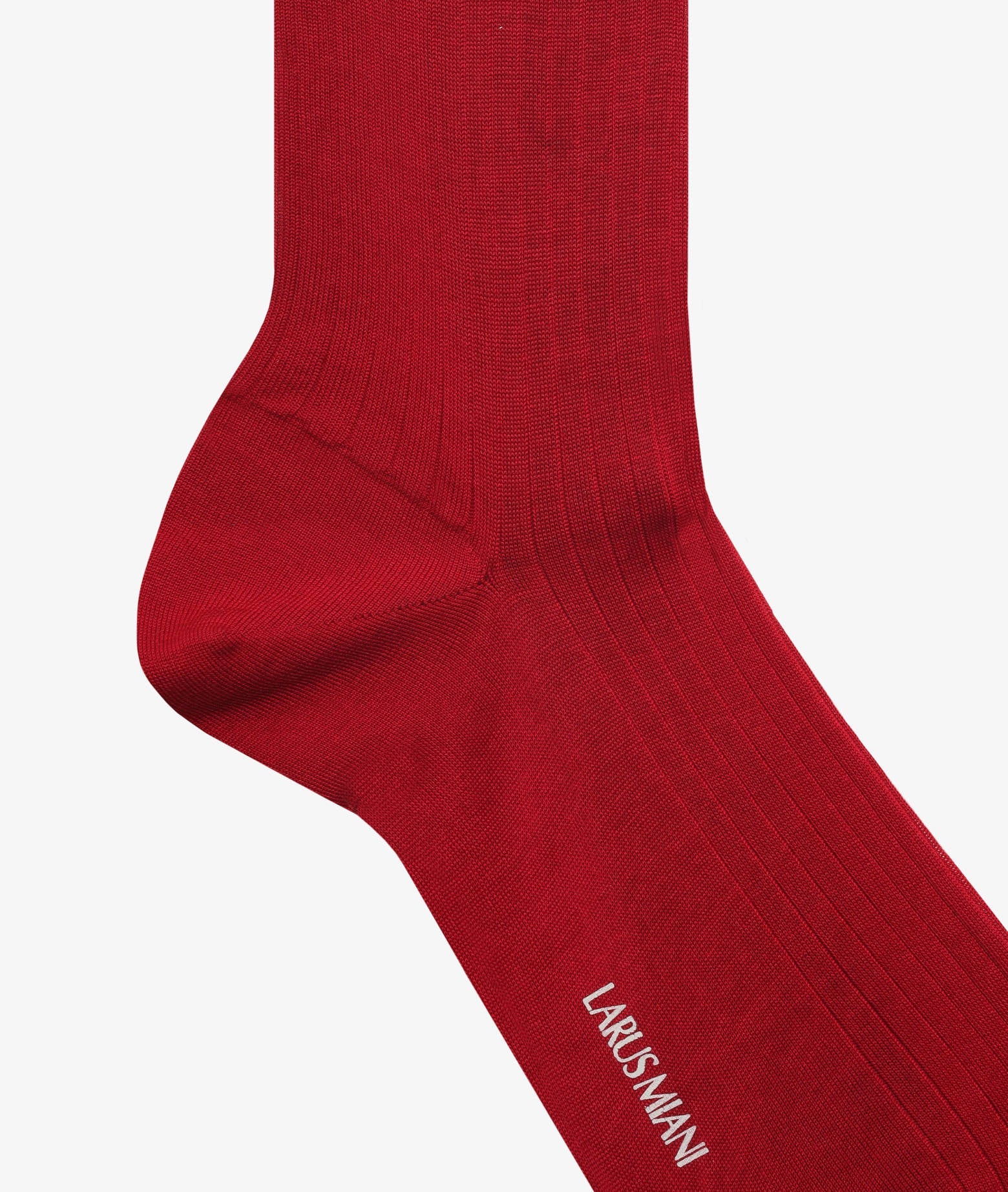 Ribbed Socks Red