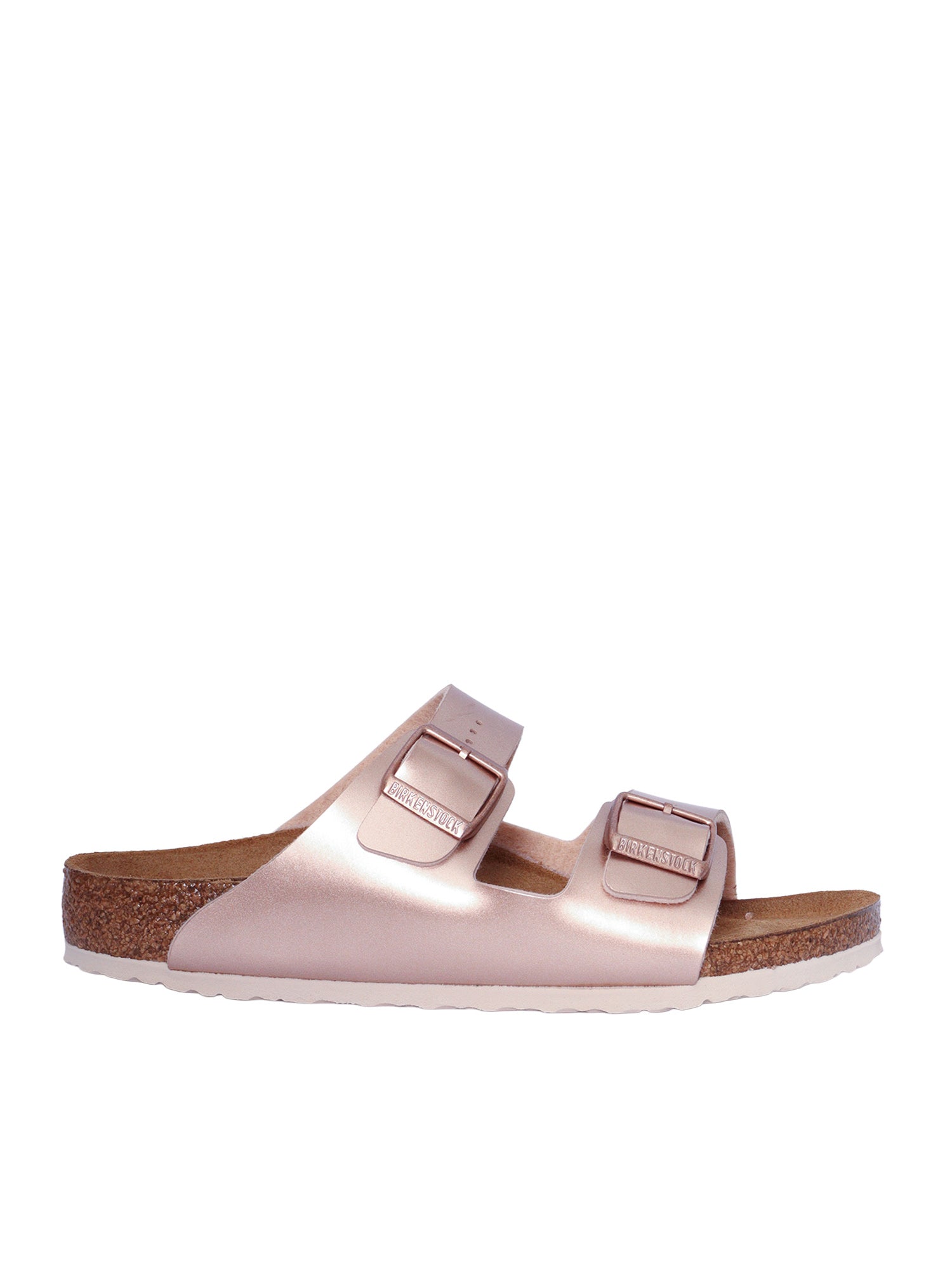Arizona Kids Electric Metallic Copper, Birko Flor Pink Birkoflor Sole In Eva Ciabattina