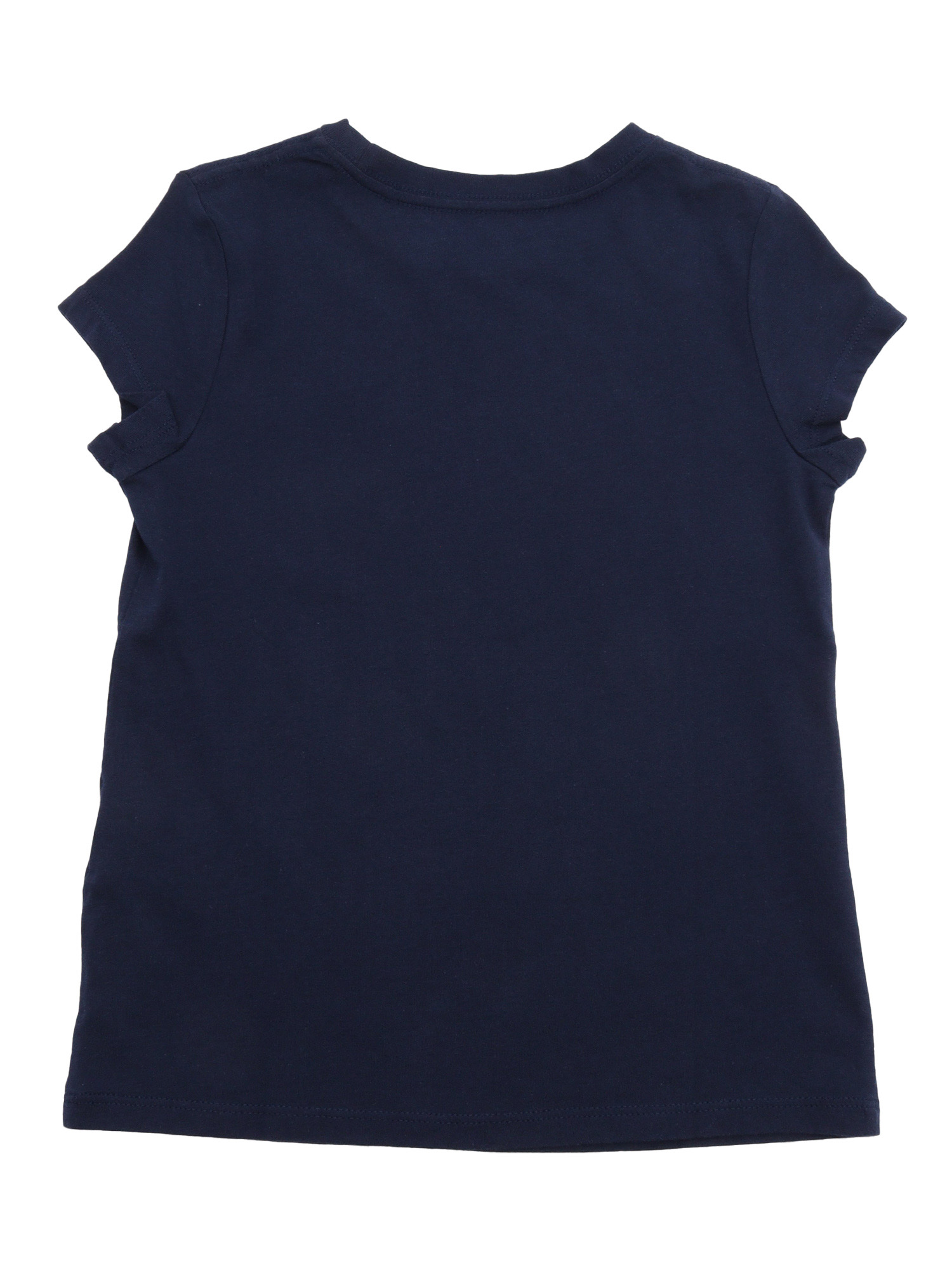 SS CN TEE-TOPS-KNIT Black Cotton Short Sleeves T-shirt